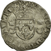 Monnaie, France, Douzain Aux Croissants, 1551, Cremieu, TB, Argent, Ciani:1305 - 1547-1559 Heinrich II.