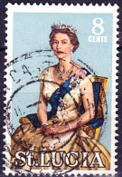 St. Lucia - Königin Elisabeth II. (Mi.Nr. 176) 1964 - Gest. Used Obl. - Ste Lucie (...-1978)