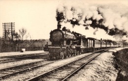 78- LE PERRAYEN YVELINES Réseau D'Orléans  Le Rapide De Bordeaux En 1908 ,traversant La Gare De Perray-Vaucluse. - Le Perray En Yvelines