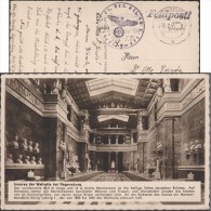 Allemagne 1941. Carte De Franchise Militaire. Walhalla De Ratisbonne. Rubens, Kepler, Beethoven, Mozart, Röntgen - Mythology