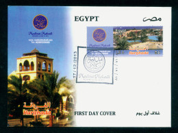 EGYPT / 2013 / TOURISM / HURGHADA / MAKADI ( RESORT ; GOLF & SPA ) / FDC - Brieven En Documenten