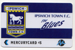 ROYAUME UNI MERCURYCARD TELECARTE SPORT FOOT IPSWICH TOWN F.C. - Sport