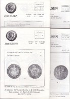 Catalogues Jean ELSEN - Ventes Publiques - Lot De 4 Catalogues - Année 1987 - Francés