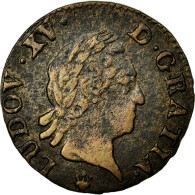 Monnaie, France, Louis XV, Liard à La Vieille Tête, Liard, 1770, Reims, TTB - 1715-1774 Luis XV El Bien Amado