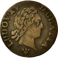 Monnaie, France, Louis XV, Liard à La Vieille Tête, Liard, 1770, Reims, TTB - 1715-1774 Louis XV Le Bien-Aimé