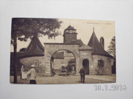 Rothenburg O. T. Rödertor. (26 - 8 - 1922) - Rotenburg