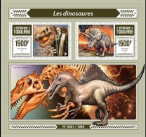 Togo 2015, Dinosaurus III, Fossils, BF - Fossilien