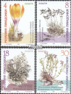 Makedonien 170-173 (kompl.Ausg.) Postfrisch 1999 Einheimische Blumen - Noord-Macedonië