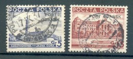 Danzig PORT GDANSK 32/33 SATZ Gest. 30EUR (73463 - Port Gdansk