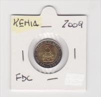 KENIA   5 SHILLINGS  ANNO 2009 FDC - Kenia