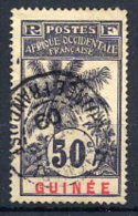 GUINEA 1906-07 Palms 50c. Used.  Yv. 43 - Usati