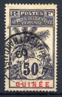 GUINEA 1906-07 Palms 50c. Used.  Yv. 43 - Gebraucht