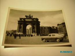 LENINGRAD  GATES OF NARVA , TAXI , RUSSIA 1953    ,  POSTCARD, O - Taxis & Droschken