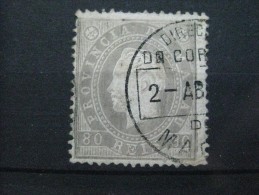 Timbre Italie : MACAO 1887  N° 38  & - Usati