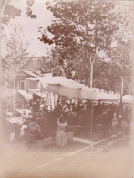 Photo Octobre 1896 NICE - Le Marché Aux Fleurs (A131) - Markten, Feesten
