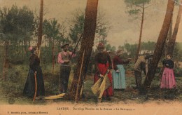 DERNIERES RECOLTES DE RESINE (LANDES) - Le Barrascot - Altri & Non Classificati