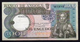 Angola Billet De 1000 Escudos 1973 AB435 - Angola