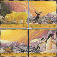 UNO - Genf 239-242 (kompl.Ausg.) Postfrisch 1993 Klimaveränderung - Unused Stamps