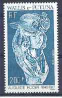 1990 WALLIS FUTUNA 395** Auguste Rodin - Unused Stamps