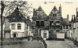 COURTRAI .KORTRIJK     LE BEGUINAGE     Animation   CPA Année 1919 - Kortrijk