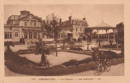 CHERBOURG (Manche) - Le Casino - Les Jardins - Sepia - Cherbourg