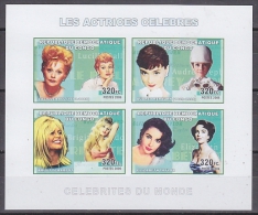 Congo 2006 Actrices Celebres  M/s IMPERFORATED ** Mnh (26940H) - Nuevos