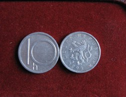 Czech Republic Tschechische Republik TSCHECHIEN 1993 10 H Umlaufmünze  Circulating Coin BJ Jablonec - Czech Republic