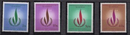 République Démocratique Du Congo - 1968 Droits De L'homme - 4 Val Neufs ** // Mnh - Neufs