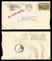 E)1950 CANADA, LANDSCAPE STAMP, AIR MAIL,  CIRCULATED COVER TO MEXICO, RARE DESTINATION, XF - Cartas & Documentos