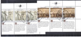 Yabe98  VEREINTE NATIONEN UNO NEW YORK 1990  Michl 606/07  2 SECHSERBLÖCKE Used / Gestempelt - Used Stamps