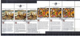 Yabe101  VEREINTE NATIONEN UNO NEW YORK 1993  Michl 651/52  2 SECHSERBLÖCKE Used / Gestempelt - Used Stamps