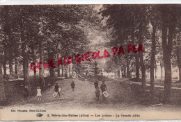 03 - NERIS LES BAINS - LES ARENES   LA GRANDE ALLEE  - EDITEUR PICAUDET N° 2 - Neris Les Bains