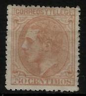 02190 España EDIFIL 206 * Catalogo 166,- - Unused Stamps
