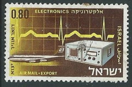 1968 ISRAELE POSTA AEREA USATO AEREI 80 A SENZA APPENDICE - T4 - Airmail