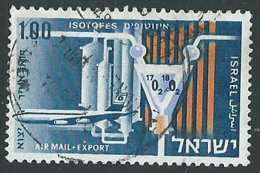 1968 ISRAELE POSTA AEREA USATO AEREI 1 I SENZA APPENDICE - T4 - Poste Aérienne