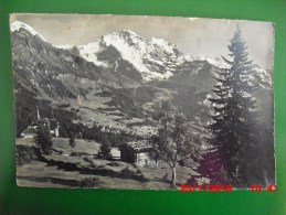 Wengen Mit Mönch Und Jungfrau 1939 - Wengen
