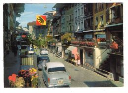 39211-ZE-SUISSE-Canton De Berne-THUN--THOUNE-Hauptgasse--Rue Centrale---------voitures-comerces - Thun