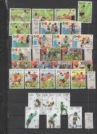 FOOTBALL Lot De 5 Séries Complètes + Divers  ( Ref3142 ) Voir 2 Scans - Used Stamps