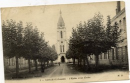 40 - MORCENX - L'Église Et Les Écoles - Morcenx