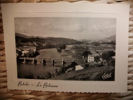 Carte Postale Béhobie La Bidasoa (Tampon Frontière Pont International Hendaye)(non Circulée) - Béhobie