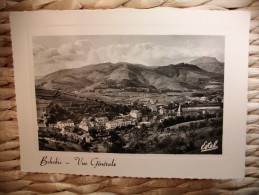 Carte Postale Béhobie Vue Générale (Tampon Frontière Pont International Hendaye)(non Circulée) - Béhobie