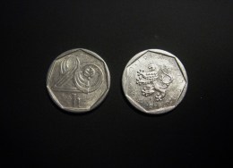 Czech Republic Tschechische Republik TSCHECHIEN 1993 20 H Umlaufmünze  Circulating Coin HM Hamburg. - Czech Republic