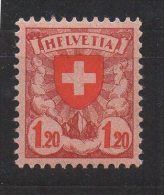 P386 .-. SWITZERLAND / SUIZA.-. 1924. " WAPPEN ". MI#: 195 .-.  MH . CV:€ 19.00 - Nuevos