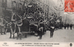 CPA-LES ZEPPELINS - FUNERAILLES NATIONALES DES VICTIMES DES CRIMES ODIEUX DES PIRATES BOCHES -CL.17.50 - Funeral