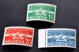 Abrüstungskonferenz 1932, Mi.Nr. 256/58 Postfrisch. - Unused Stamps