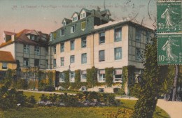 LE TOUQUET (Pas De Calais) - Hôtel Des Anglais - Façade Intérieure - Colorisée - Le Touquet