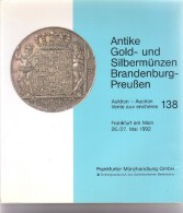 Gold- Und Silbermünzen - Auction 138 - 26-27 Mai 1992 - Frankfurter Münzhandlung GmbH - German