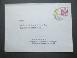 1949, Wohnungsbaumarke Gelb Auf Brief Aus Schömberg - Other & Unclassified