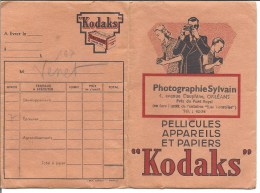 Lot 6 Pochettes Anciennes Photographies Kodaks Gevaert Cellophot Kidak As De Trèfle - Matériel & Accessoires