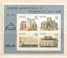 NORVEGE  ( EUNOR - 124 )   1986   N° YVERT ET TELLIER  N° 6      N** - Blokken & Velletjes